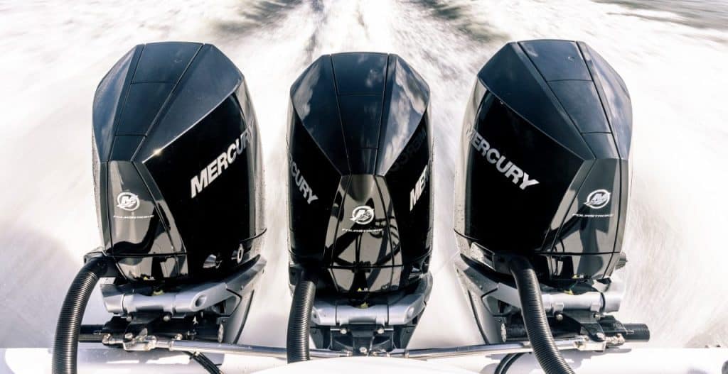 Outboard motors for boats, Mercury brand, powerful and reliable marine engines.