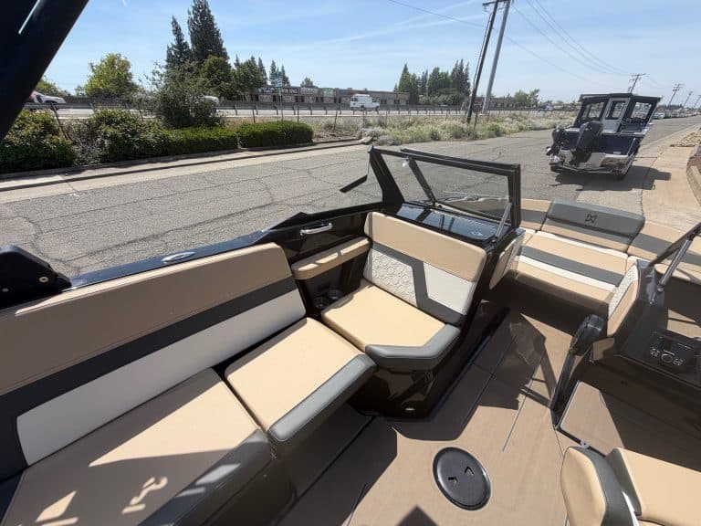 Luxury 2026 HeyDay H 22 Surf Boat with spacious seating and modern design. Perfect for family outing.