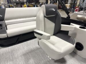 Opti boat seat with ergonomic design and premium materials for comfort and durability.
