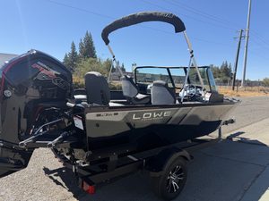 Lowe FM 1775 WT boat with Mercury 115HP Pro Xs outboard motor.