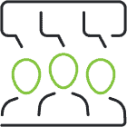 communication icon black