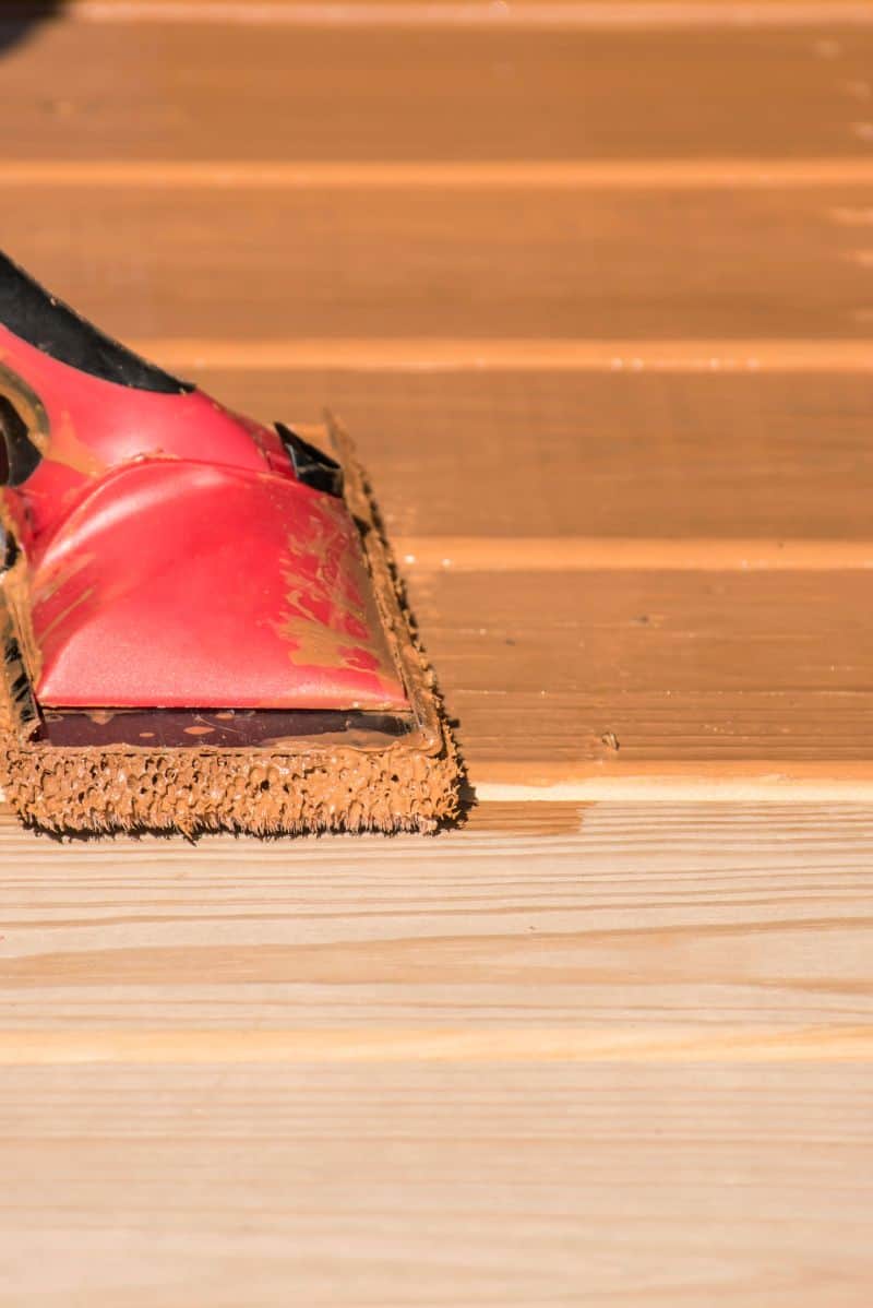 deck staining