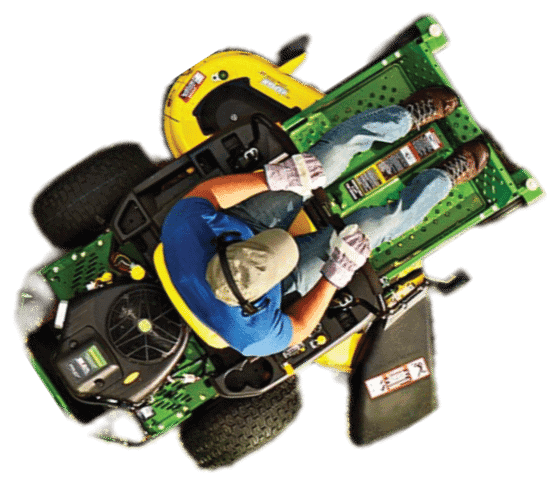 top view zero turn mower2