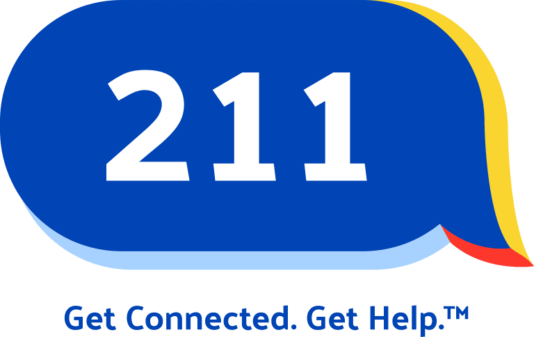 UnitedWay 211 logo RGB blue tagline