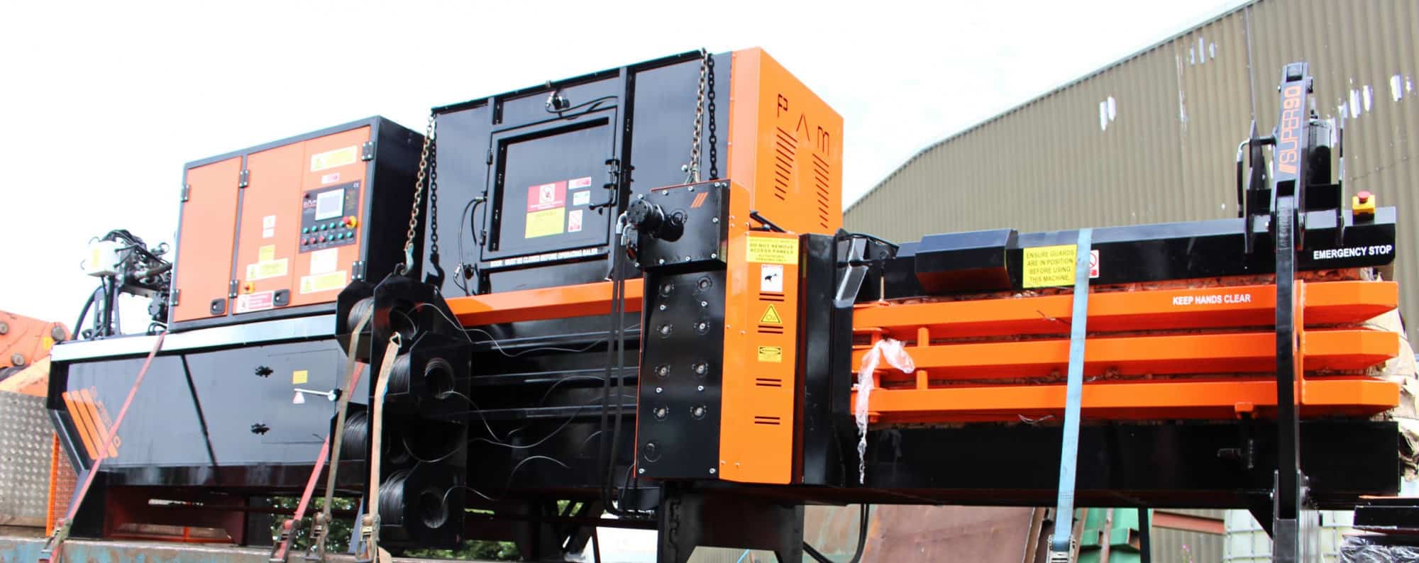 New PAM Baler for Paper Recycling Operation