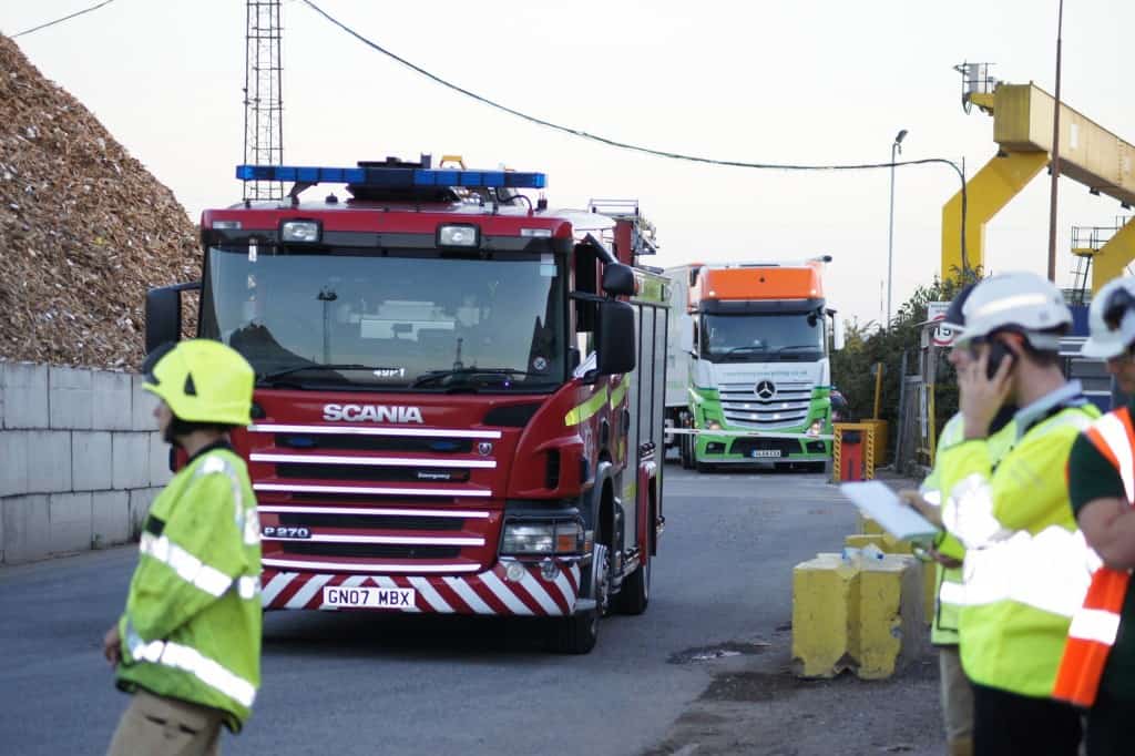 training exervice with kent fire and rescue