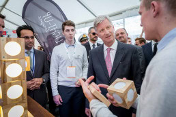 Philippe of Belgium during the European Entrepreneurship Education Summit in Brussels