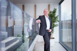 Editorial portrait of Benny Mermans, CEO of Chevron for CEO Magazine in Brussels