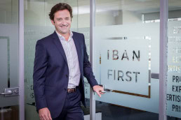 Corporate portrait of Pierre-Antoine Dusoulier, CEO of Iban First in Brussels