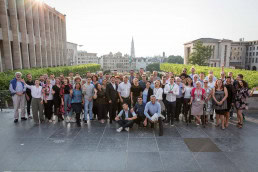 Group picture of all the attendants for the EHC 2018 at Mont des Arts, Brussels