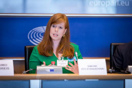 Simone Zeh Atanasovski during the EPP Group conference in Brussels