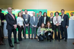 APEX Brasil group picture during an event for APEX Brasil in Brussels