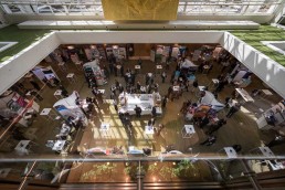 Above view of the networking area during the CS International Conference 2018