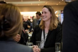 People drinking and networking during the CS International Conference 2018
