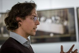 Professor Johan Fourie during the Stellenbosch University cocktail at the South African Embassy, Brussels