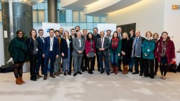Group picture of the Social Economy Europe team during the Constitutive meeting of the Social Economy Intergroup
