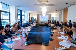 Room overview of the 2020 Brokerage Event for Innovation Agencies by EURADA