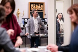 Attendees networking before the GC Summit Belgium 2020 starts