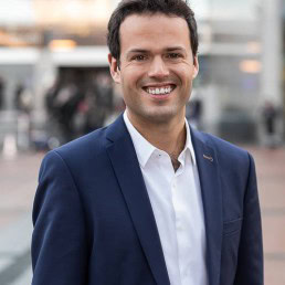 Portrait of Víctor Meseguer for Social Economy Europe at the EU Parliament in Brussels