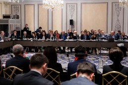 The audience in the conference room at the steigenberger wiltcher’s during the 9th meeting of the WGECC in Brussels