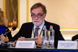 Giovanni Brunelli speaking during the 9th meeting of the WGECC in Brussels