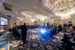 View of the room at the steigenberger wiltcher's during the 9th meeting of the WGECC in Brussels