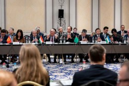 Audience applauding after the discussion panel during the 9th meeting of the WGECC in Brussels