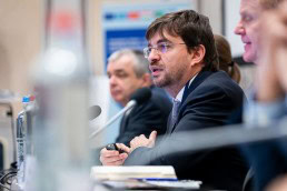 Luca Perez, Directorate-General for Environment, European Commission, during the 9th meeting of the WGECC in Brussels