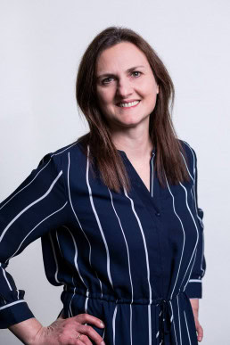 Corporate portrait of Hilde Demarré for Missing Children Europe