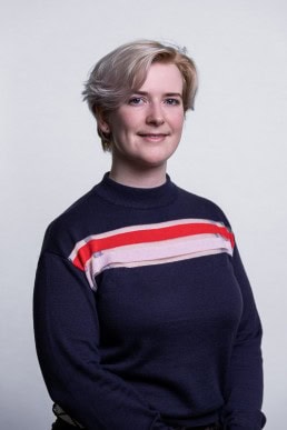 Corporate portrait of Emily Clothier for Missing Children Europe in Brussels