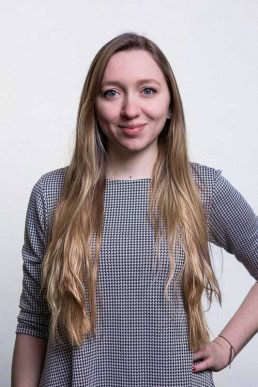 Corporate portrait of Jagoda Luto for Missing Children Europe in Brussels