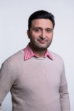 Corporate portrait of Kalim Ullah for Missing Children Europe in Brussels