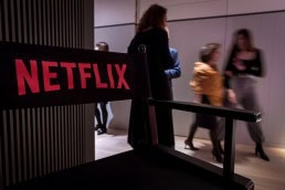 Guests entering the presentation room during the Netflix Belgium Walking Dinner in Brussels