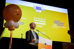 Matthew Baldwin opening the 2019 Excellence in Road Safety Awards in Brussels