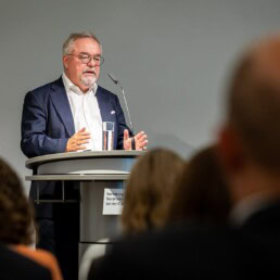 MEP Jens Geier giving a speech in 2025