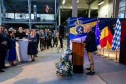 Wolfram Hatz giving a speech