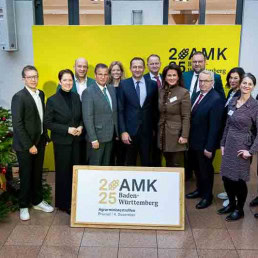 A group picture of several people during a conference for Agriculture in Brussels 2025