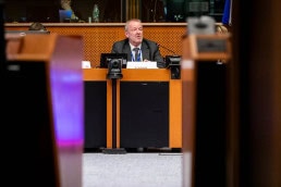 Stefan Schreck during the 2025 Epilepsy and Rare Diseases Conference at the European Parliament in Brussels