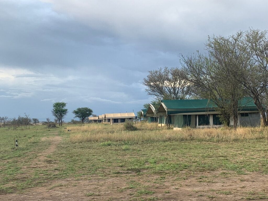 View of a few camps next to each other | Photo credit: Nasikia Mobile Migration Camp