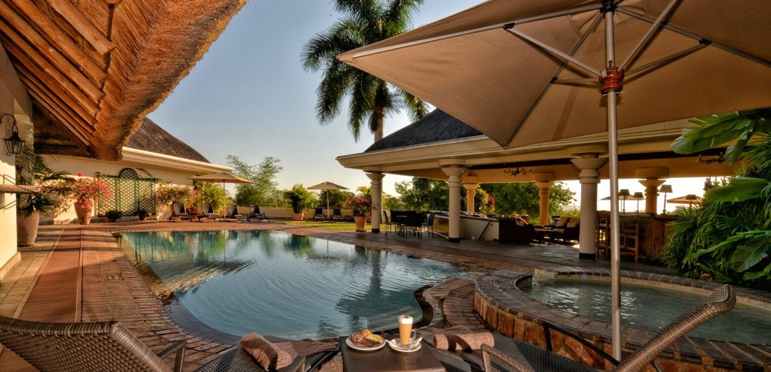 Ilala lodge zimbabwe safari pool