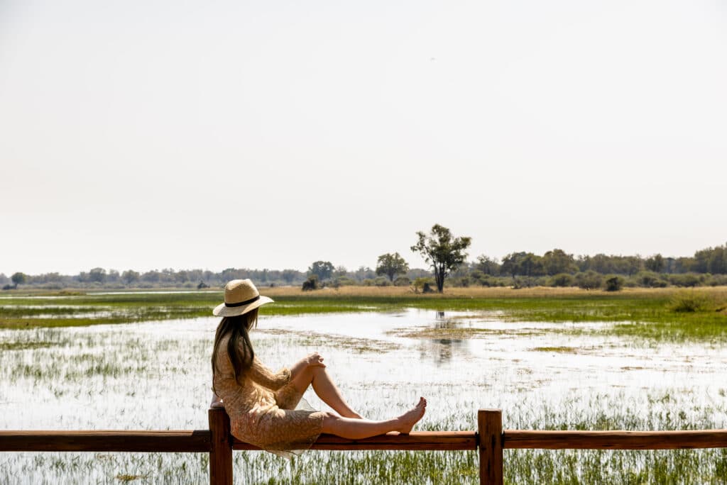 View from Sanctuary Chief's Camp, Botswana | Photo credits: Sanctuary Chief's Camp