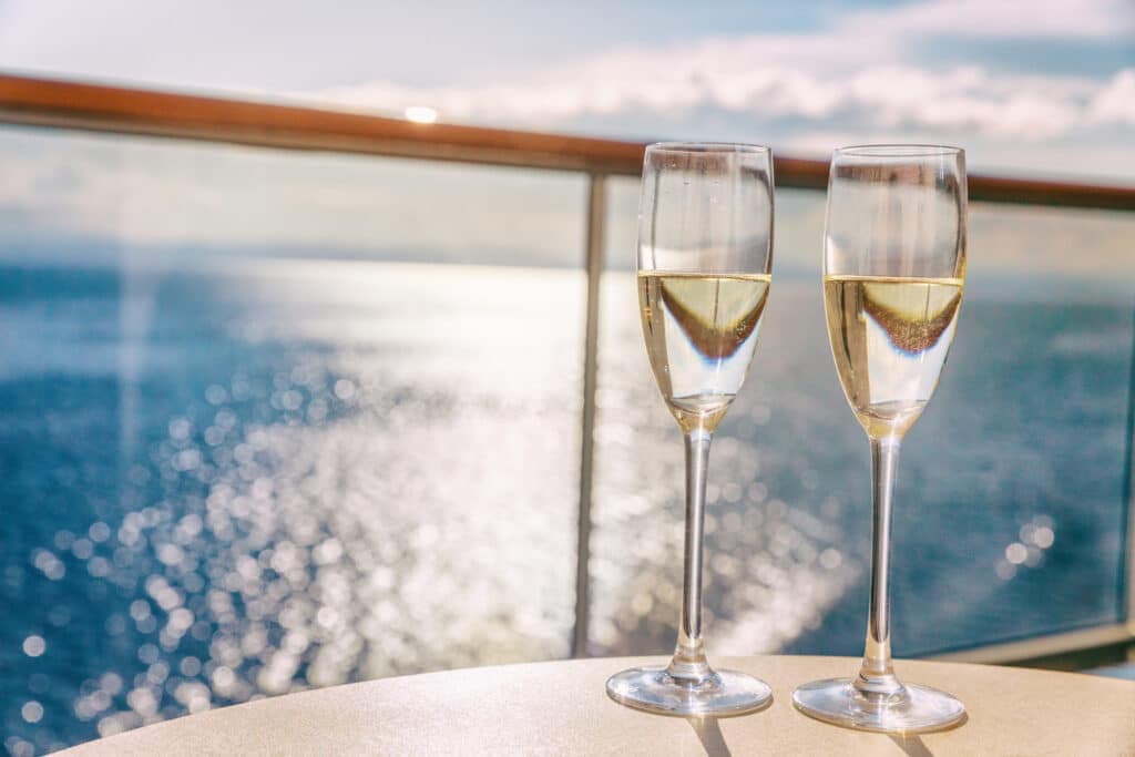 Drinks with a view of the vast ocean in Mozambique