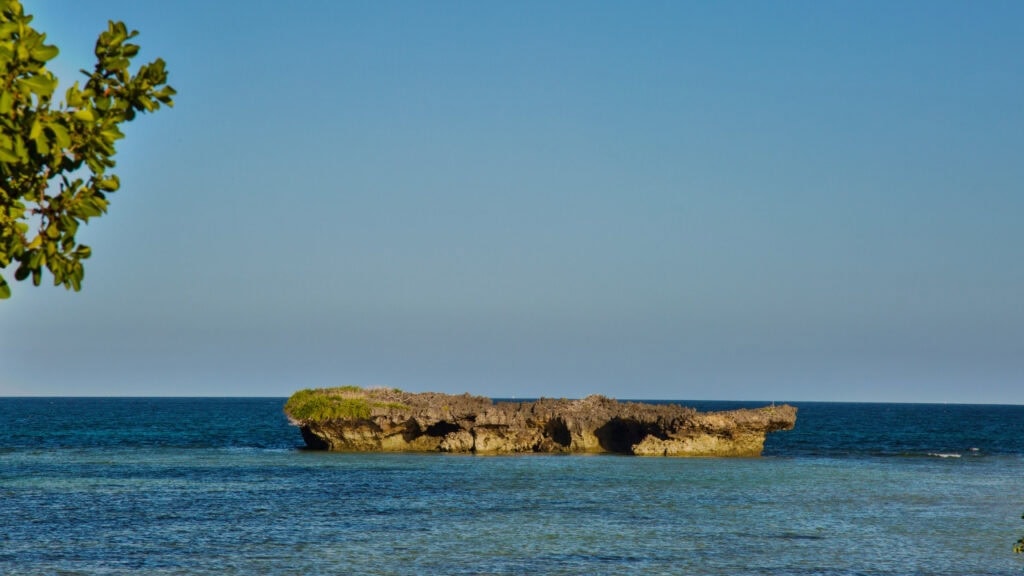 Tiny island in Kilifi, Kenya.