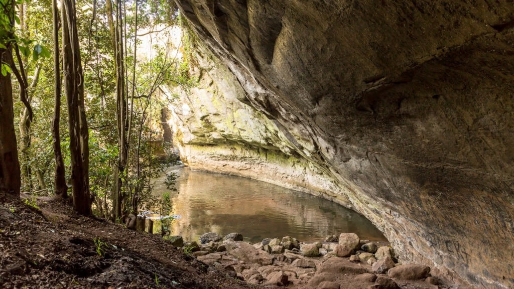 Mau Mau Caves in Kenya.