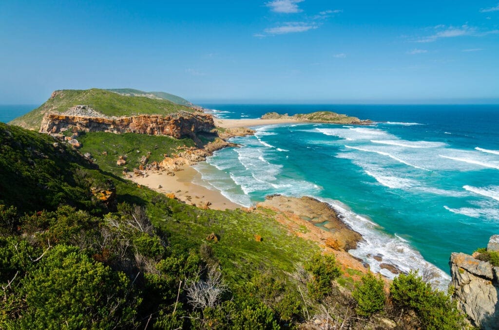 View of the beautiful beach of Robberg Nature Reserve, Garden Route, South Africa. Photo: Getty Images