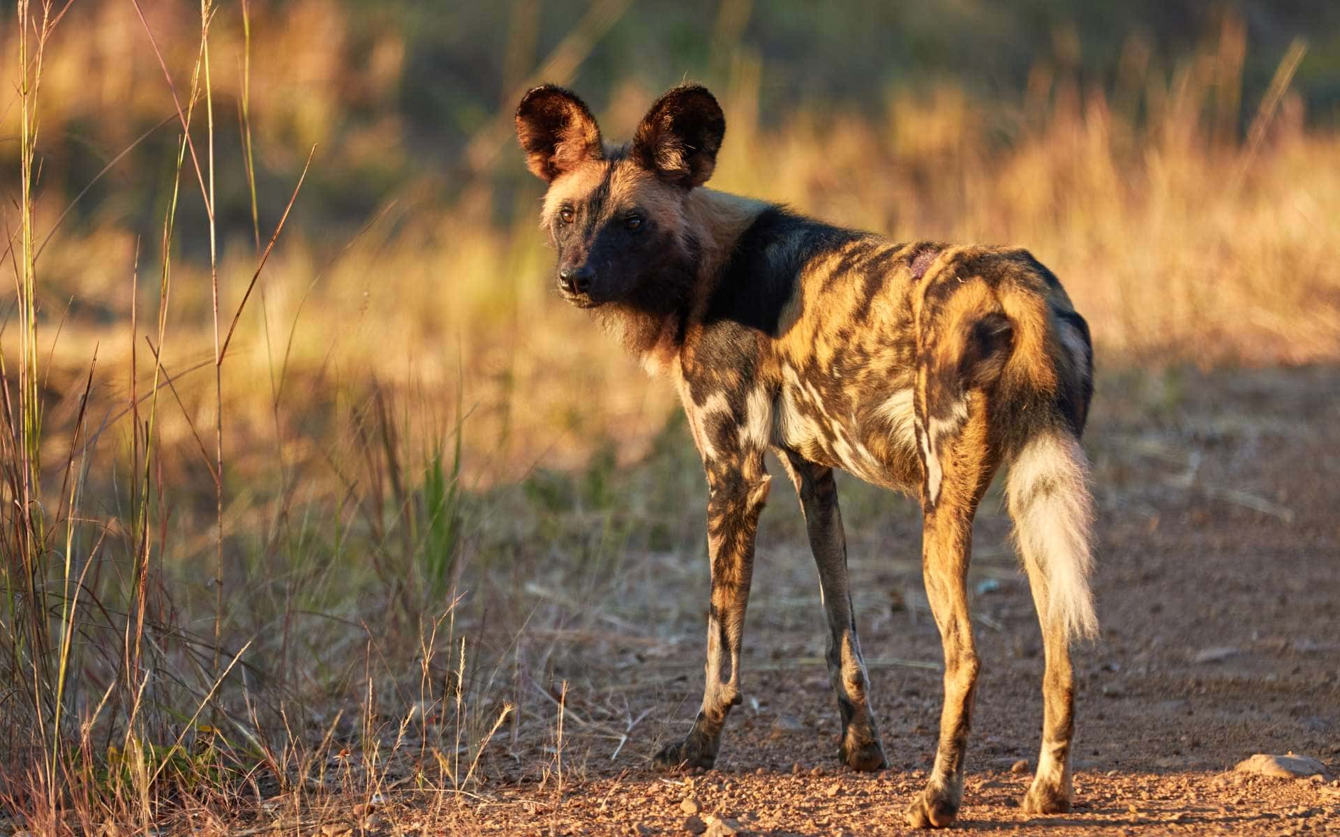 African Wild Dog in Kafue National Park, Zambia | Photo: lennjo via Getty