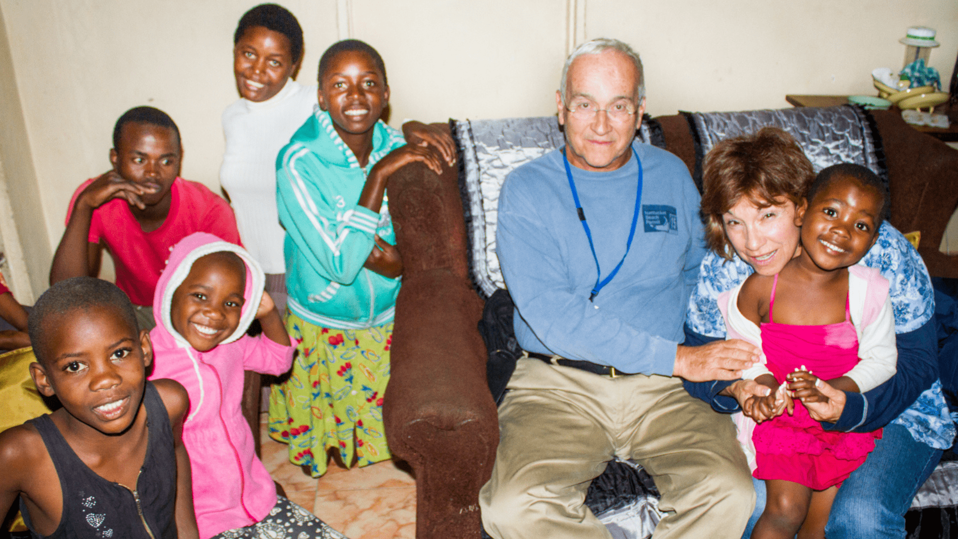 Travellers in Zimbabwe with Wild Horizons visiting for a home-hosted meal
