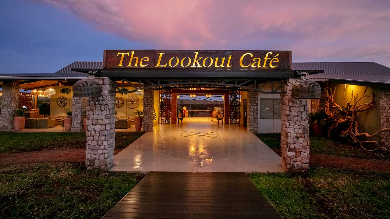 Entrance to the Lookout Cafe
