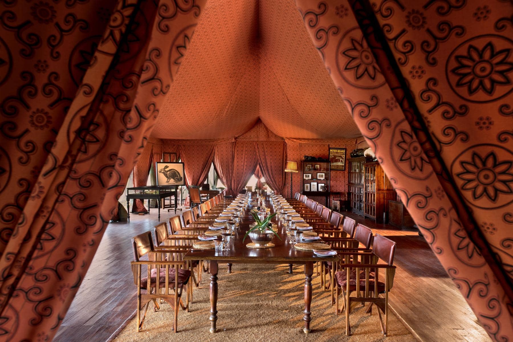Dining tent at Jack's Camp