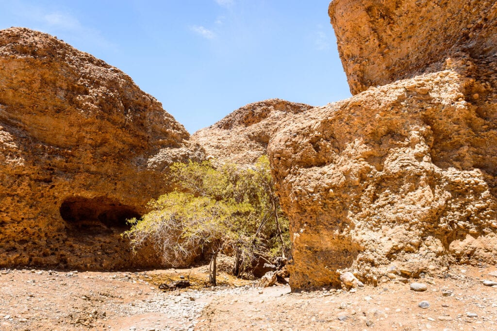 Sesriem Canyon in Namibia.